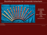 blockfloeten-ensemble.de Webseite Vorschau