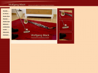 wolfgang-mack-klarinetten.de Webseite Vorschau