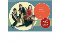 saxonia-quartett.de Webseite Vorschau