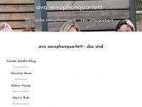 ava-quartett.de Webseite Vorschau