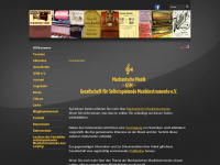 musica-mechanica.de Webseite Vorschau