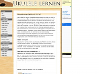 ukulele-lernen.de Webseite Vorschau