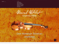 kohlert-violins.de Webseite Vorschau