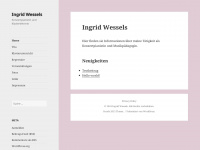 ingrid-wessels.de Webseite Vorschau