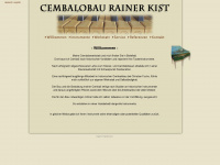 cembalo-kist.de Webseite Vorschau