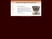 historische-orgeln-oberschwaben.de Webseite Vorschau