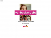 vanbeekmusic.de Webseite Vorschau