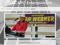 entertainer-jan-werner.de Webseite Vorschau