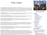 kingssing.de Webseite Vorschau