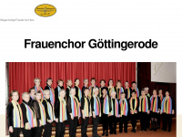 frauenchor-goettingerode.de Webseite Vorschau