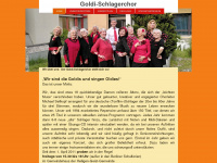 goldi-schlagerchor.de Webseite Vorschau