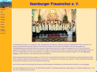 frauenchor-ilsenburg.de Webseite Vorschau