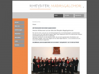 rheydter-madrigalchor.de Webseite Vorschau