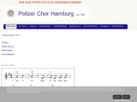 polizeichor-hamburg.de Webseite Vorschau