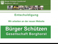 buergerschuetzen-borghorst.de Webseite Vorschau
