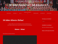 karnevalclubkloster.de Webseite Vorschau