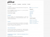 philtrat.de Webseite Vorschau