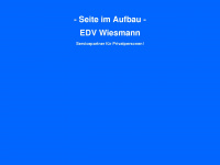 edv-wiesmann.de Webseite Vorschau