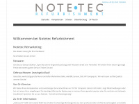 notetec.com Webseite Vorschau