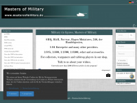 mastersofmilitary.de Webseite Vorschau