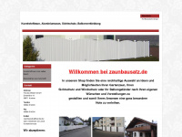 zaunbausatz.de Webseite Vorschau