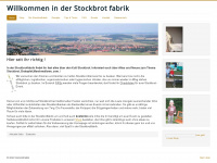 stockbrotfabrik.de Webseite Vorschau