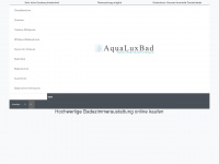 aqualuxbad.de Webseite Vorschau