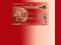 himalaya-klangschalen.de Webseite Vorschau