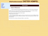 dieter-hempel.de Webseite Vorschau