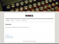 mobs.de Webseite Vorschau