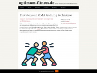 optimum-fitness.de Webseite Vorschau