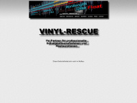 vinylrescue.de Webseite Vorschau