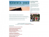 namibia2002.de Webseite Vorschau