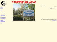 lepco.de Webseite Vorschau