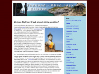 dreams-of-thailand.de Webseite Vorschau