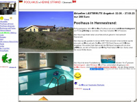 poolhaus-daenemark.de Webseite Vorschau