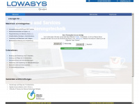 lowasys.de Webseite Vorschau