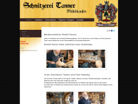 schnitzerei-tanner.de Webseite Vorschau
