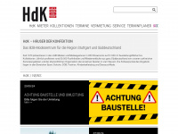 hdk-modezentrum.de Webseite Vorschau