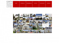gerth-architekten.de Webseite Vorschau