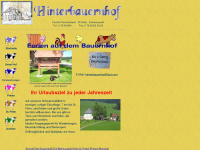hinterbauernhof.de Webseite Vorschau
