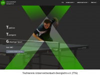 tischtennis-unterreichenbach.de Webseite Vorschau