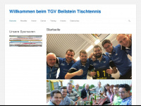 tgv-beilstein-tischtennis.de Webseite Vorschau