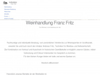 weinhandlung-fritz.de Webseite Vorschau