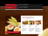 sushibartatsumi.de Webseite Vorschau