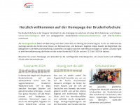bruderhofschule.de Webseite Vorschau