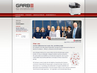 garbe-tb.de Webseite Vorschau