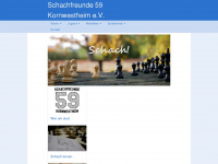 schachfreunde59kornwestheim.de Webseite Vorschau