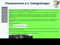 fischereiverein-untergröningen.de Webseite Vorschau