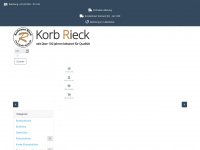 korb-rieck.de Webseite Vorschau